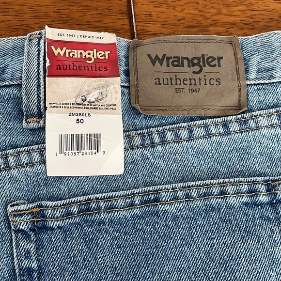 Wrangler Authentics Men’s Jean Shorts Size 50 - Picture 11 of 13